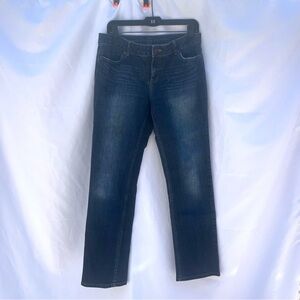 Simply Vera Vera Wang Dark Blue Straight Leg Jeans